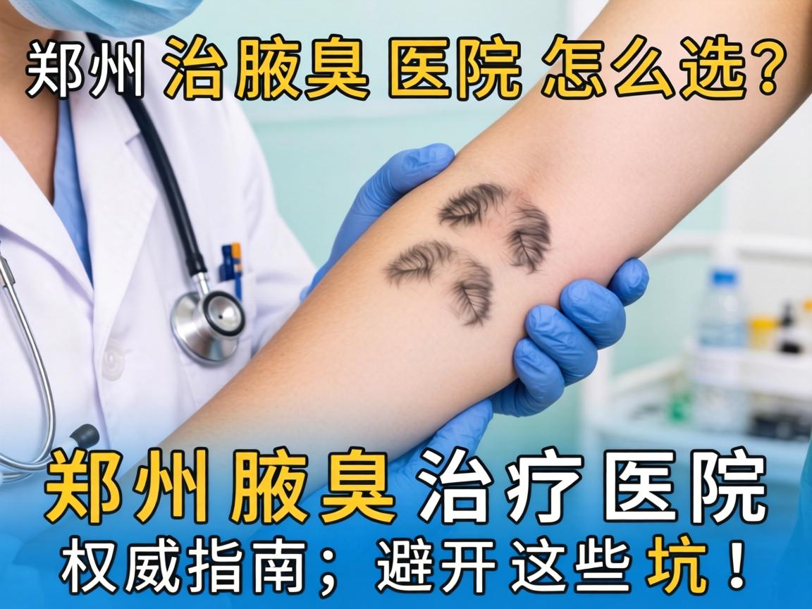 郑州治腋臭医院怎么选？郑州腋臭治疗医院权威指南，避开这些坑！