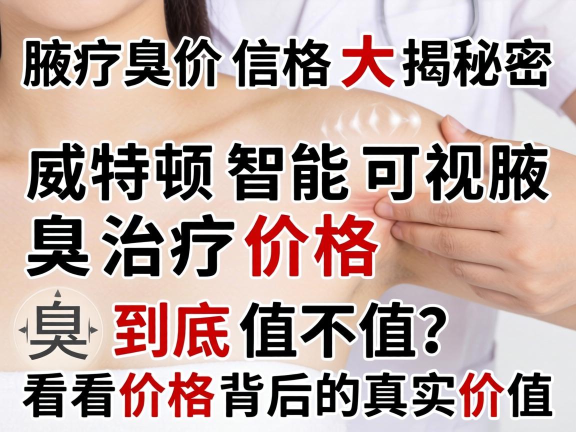 腋臭治疗价格大揭秘，威特顿智能可视腋臭治疗价格到底值不值？看看价格背后的真实价值