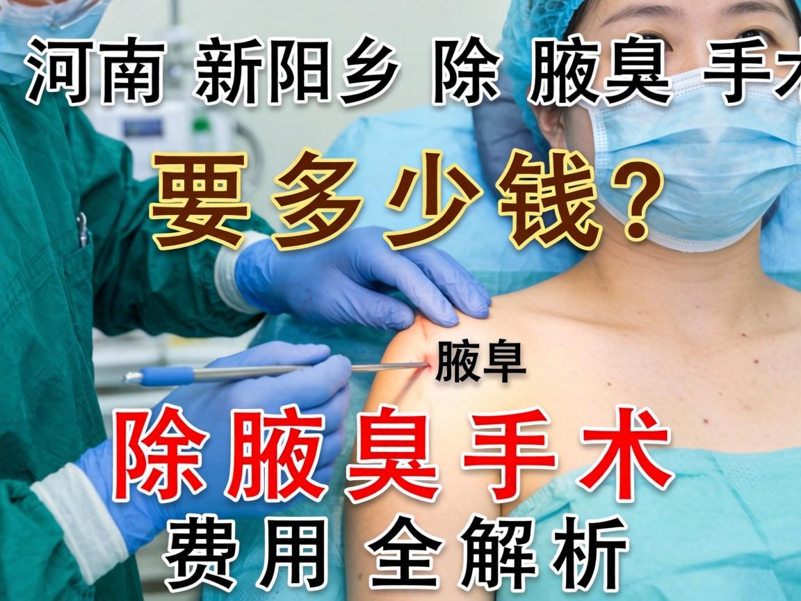 河南新乡除腋臭手术要多少钱？除腋臭手术费用全解析
