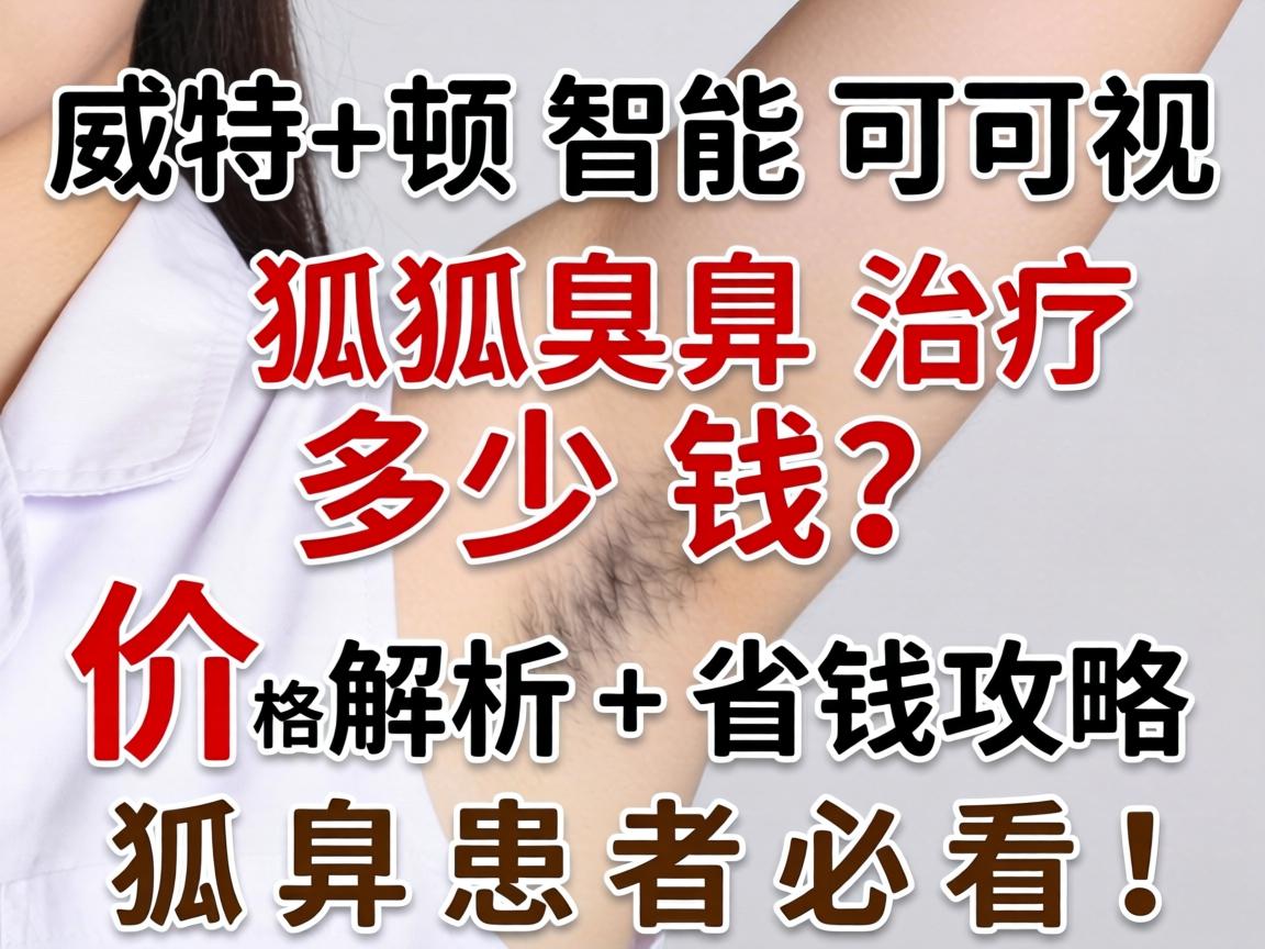 威特顿智能可视狐臭治疗多少钱？价格解析+省钱攻略，狐臭患者必看！