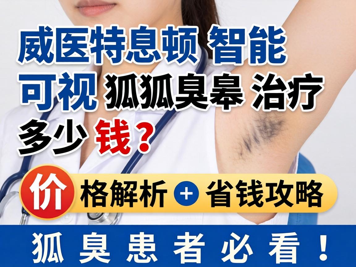 威特顿智能可视狐臭治疗多少钱？价格解析+省钱攻略，狐臭患者必看！