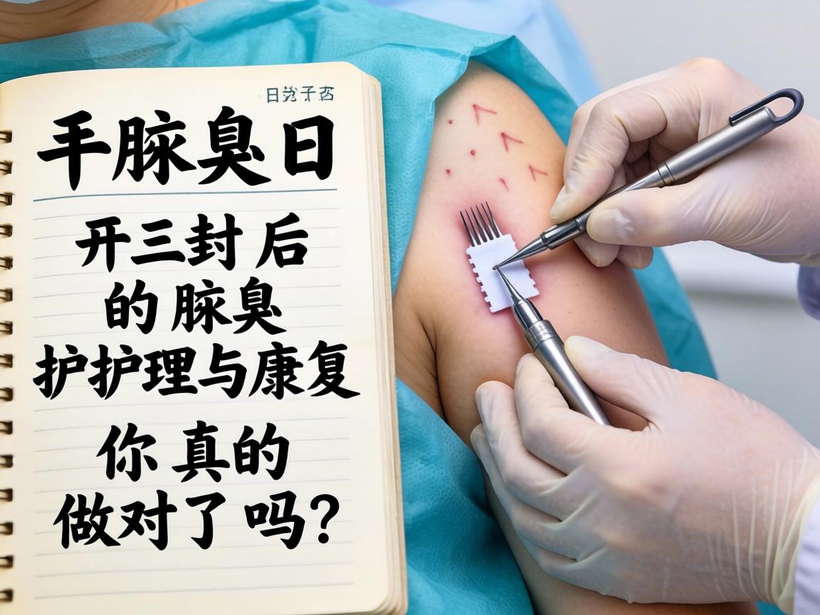 开封腋臭手术日记，开封后的腋臭护理与康复，你真的做对了吗？