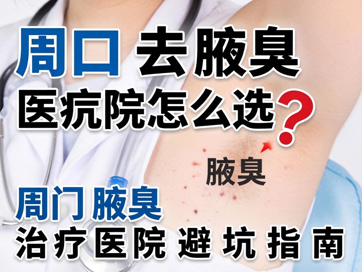 周口去腋臭医院怎么选？周口腋臭治疗医院避坑指南