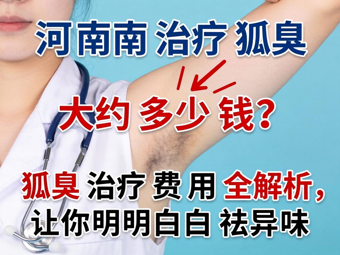 河南治疗狐臭大约多少钱？狐臭治疗费用全解析，让你明明白白祛异味