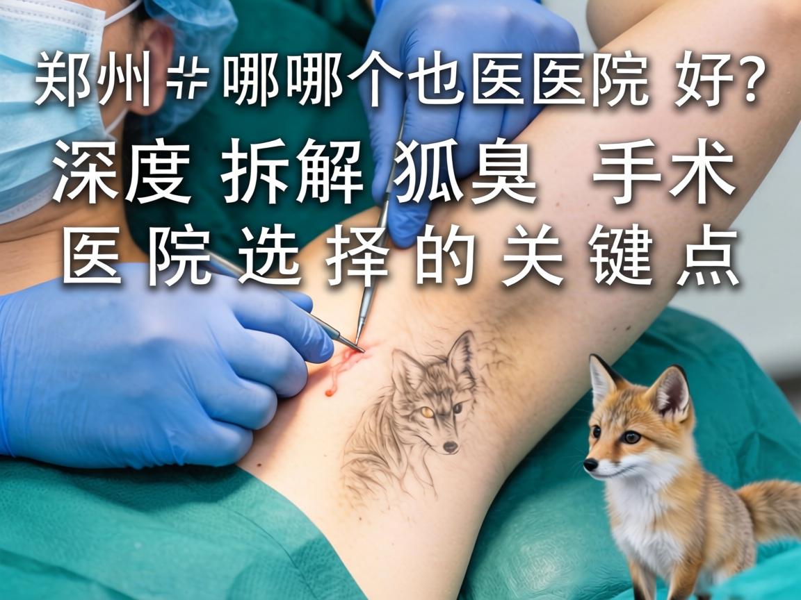 郑州狐臭手术哪个医院好？深度拆解狐臭手术医院选择的关键点