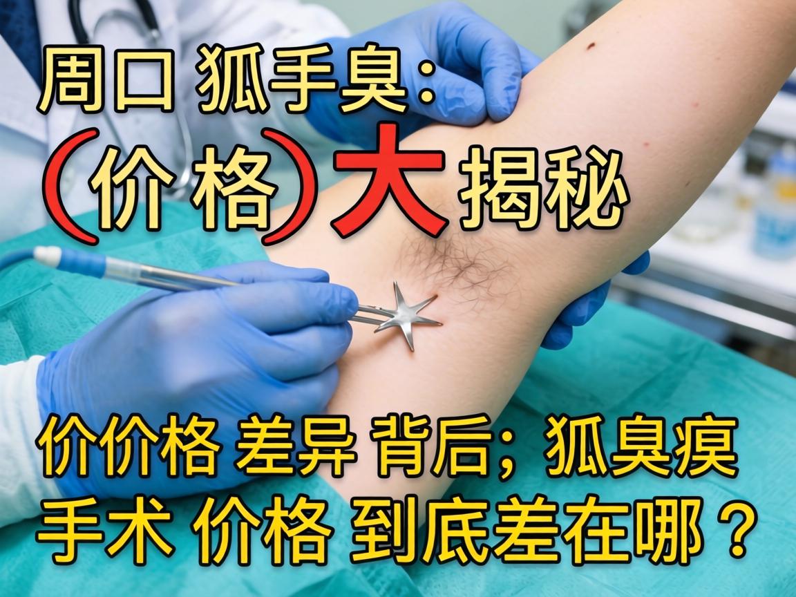 周口狐臭手术价格大揭秘，价格差异背后，狐臭手术价格到底差在哪？