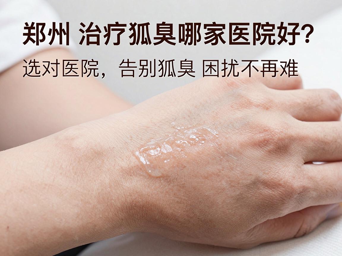 郑州治疗狐臭哪家医院好？选对医院，告别狐臭困扰不再难