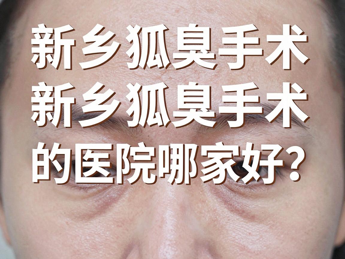 新乡狐臭手术哪家好？深度解析新乡狐臭手术的医院选择与避坑指南