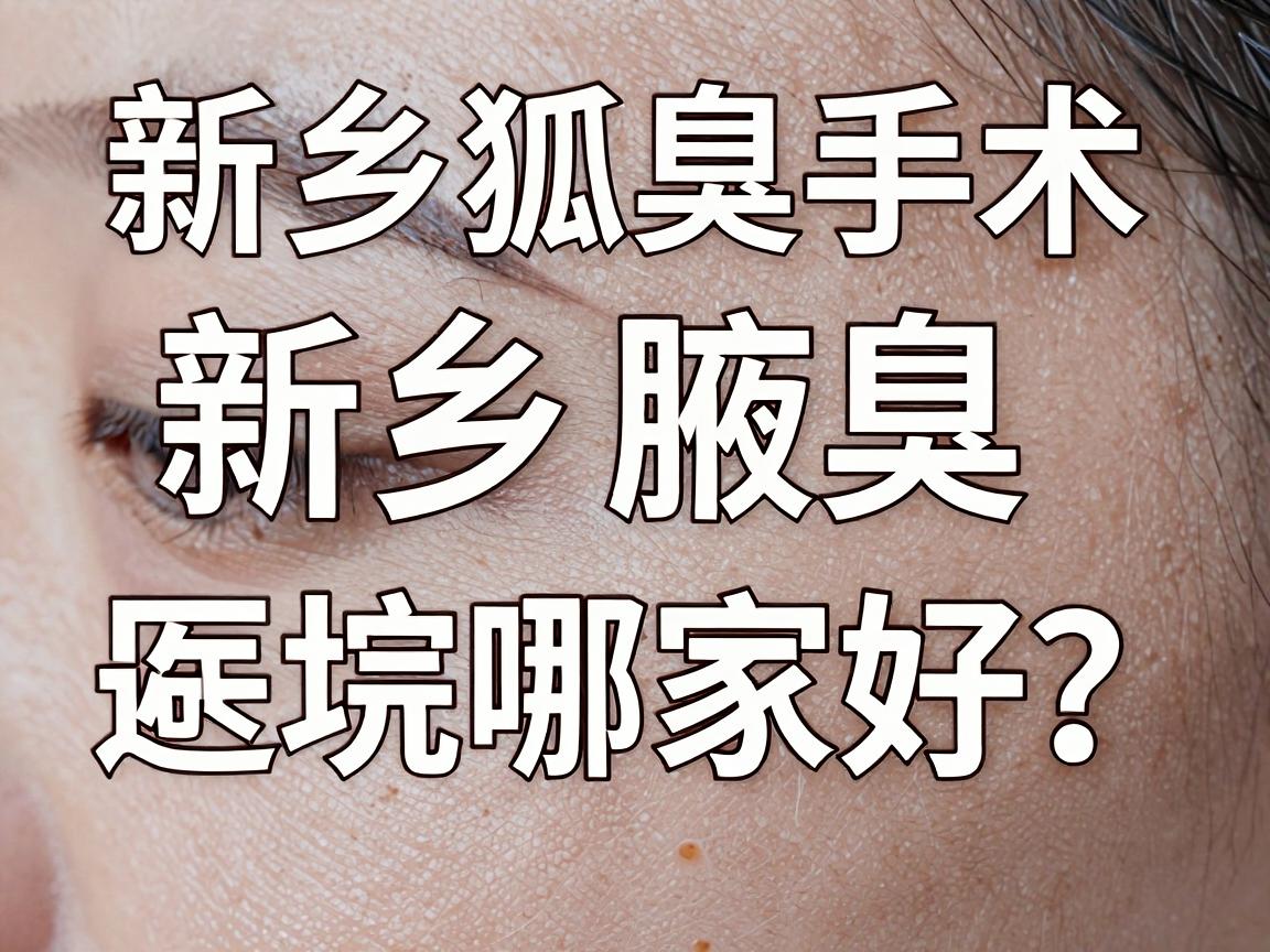 新乡狐臭手术哪家好？深度解析新乡狐臭手术的医院选择与避坑指南
