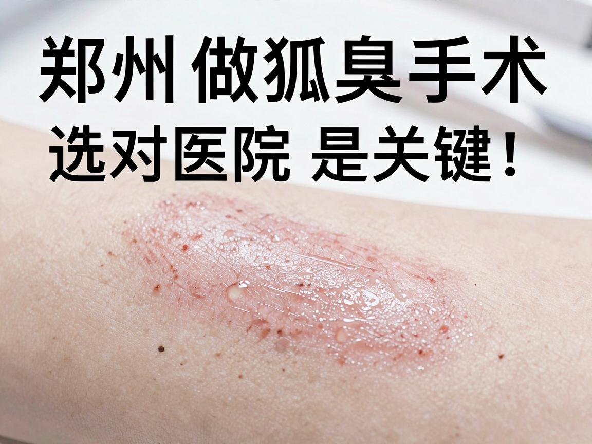 郑州做狐臭手术，选对医院是关键！这份郑州狐臭手术医院选择指南请收好