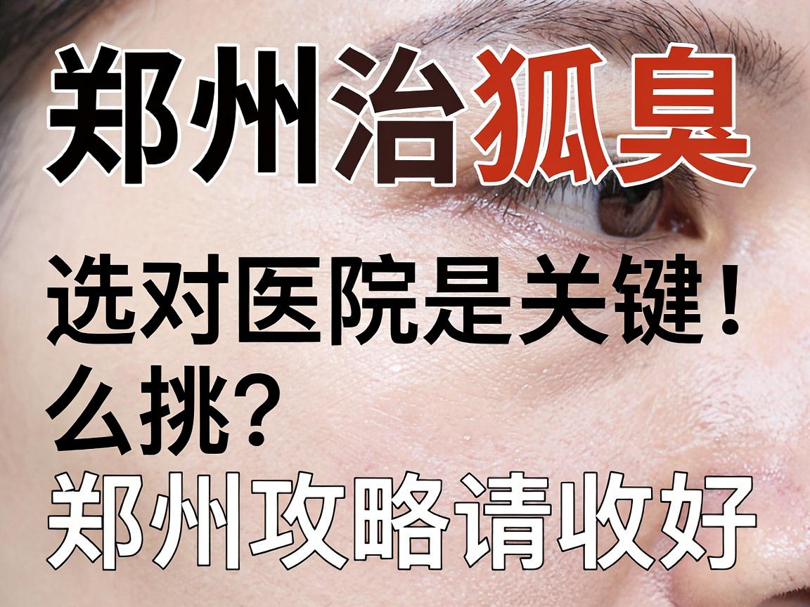 郑州治狐臭，选对医院是关键！治狐臭医院怎么挑？这份郑州攻略请收好