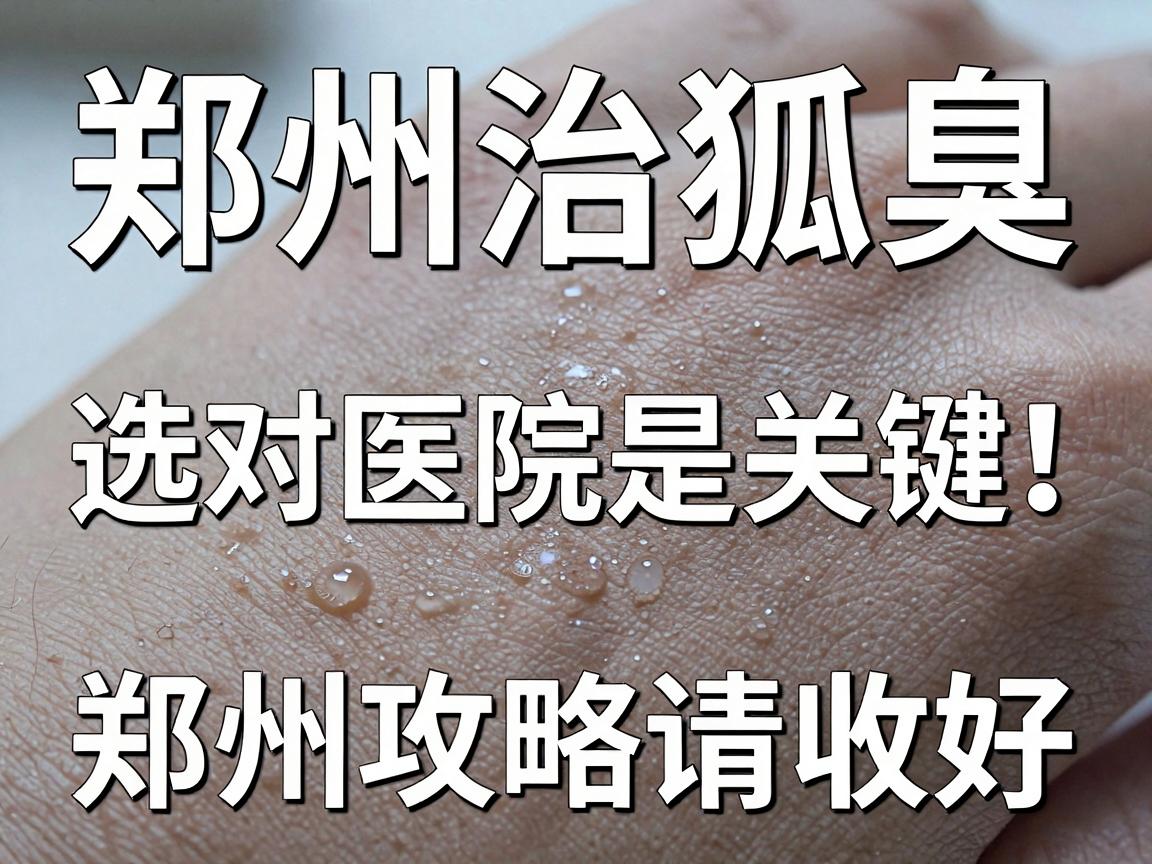 郑州治狐臭，选对医院是关键！治狐臭医院怎么挑？这份郑州攻略请收好