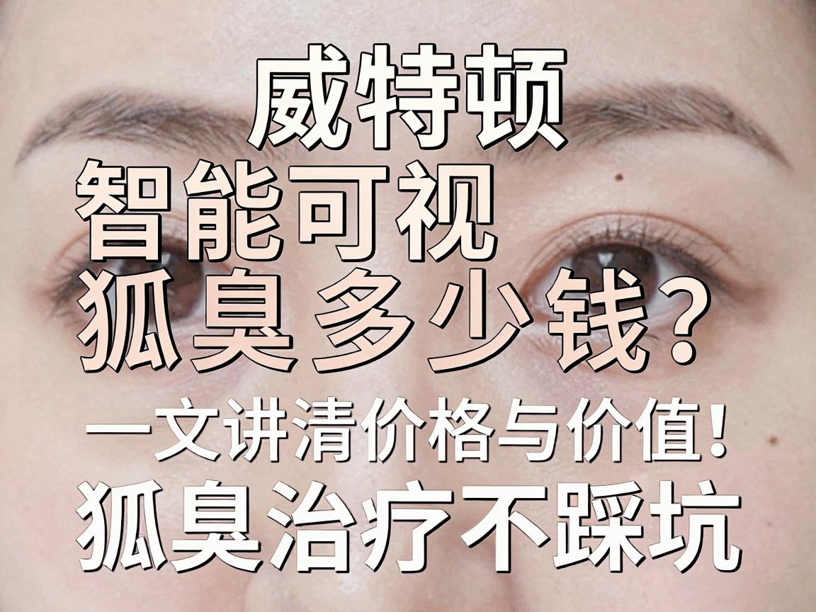 威特顿智能可视狐臭多少钱？一文讲清价格与价值，狐臭治疗不踩坑
