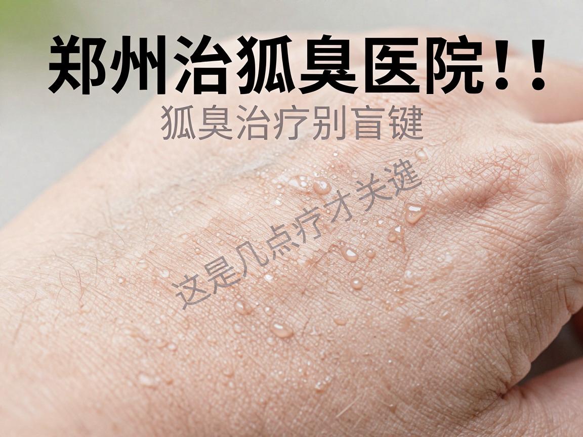 狐臭治疗别盲选，郑州治狐臭医院排名背后，这几点才是狐臭治疗的关键