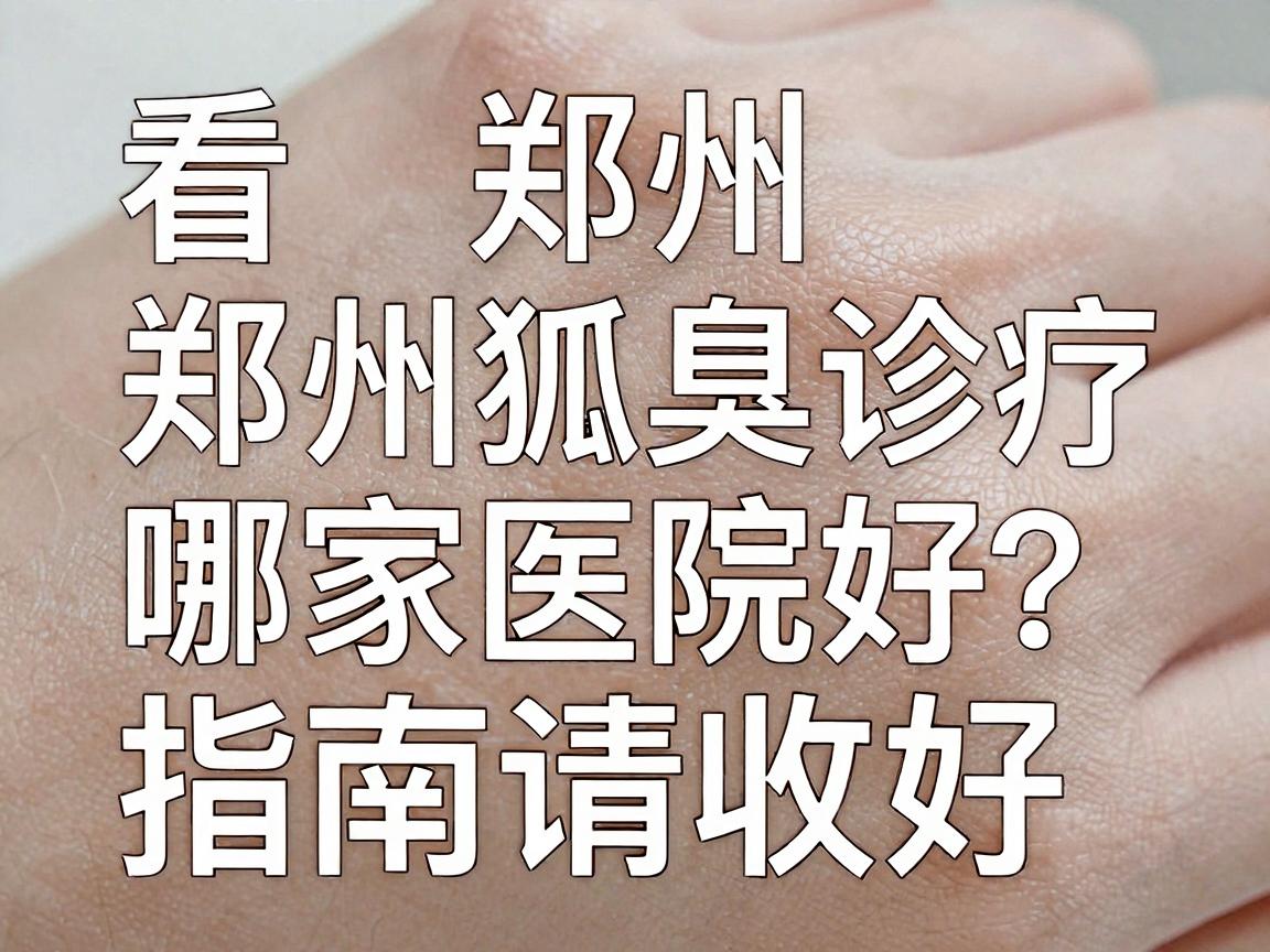郑州看狐臭哪家医院好？这份郑州狐臭诊疗指南请收好