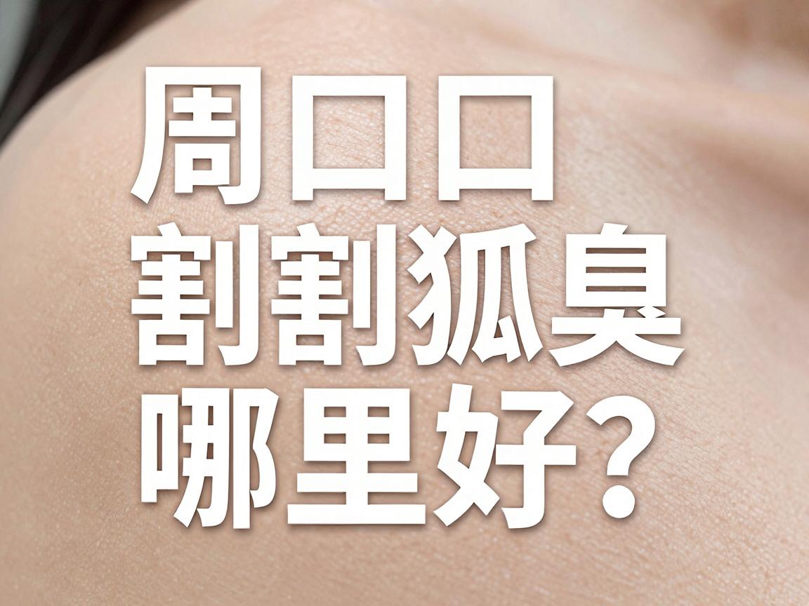 周口割狐臭哪里好？周口割狐臭医院选择指南