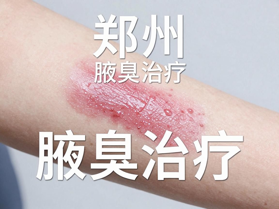 郑州腋臭治疗，专业医院的选择，腋臭治疗的关键一步