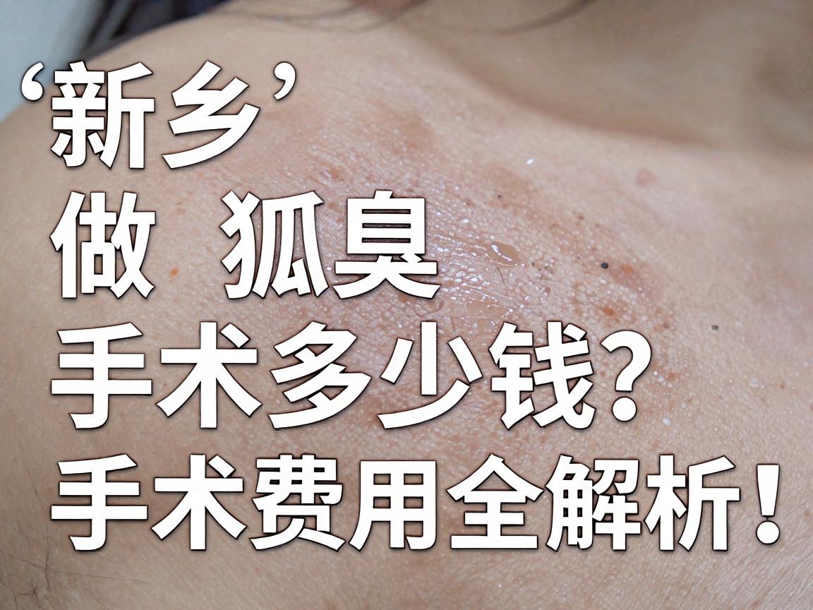 新乡做狐臭手术多少钱？手术费用全解析，新乡狐臭手术价格透明化