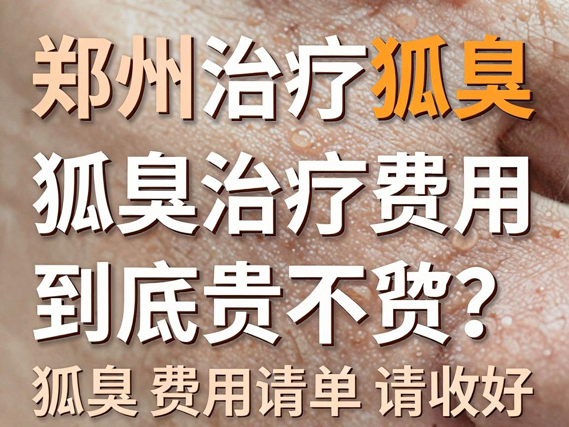郑州治疗狐臭费用大揭秘，狐臭治疗费用到底贵不贵？这份狐臭费用清单请收好