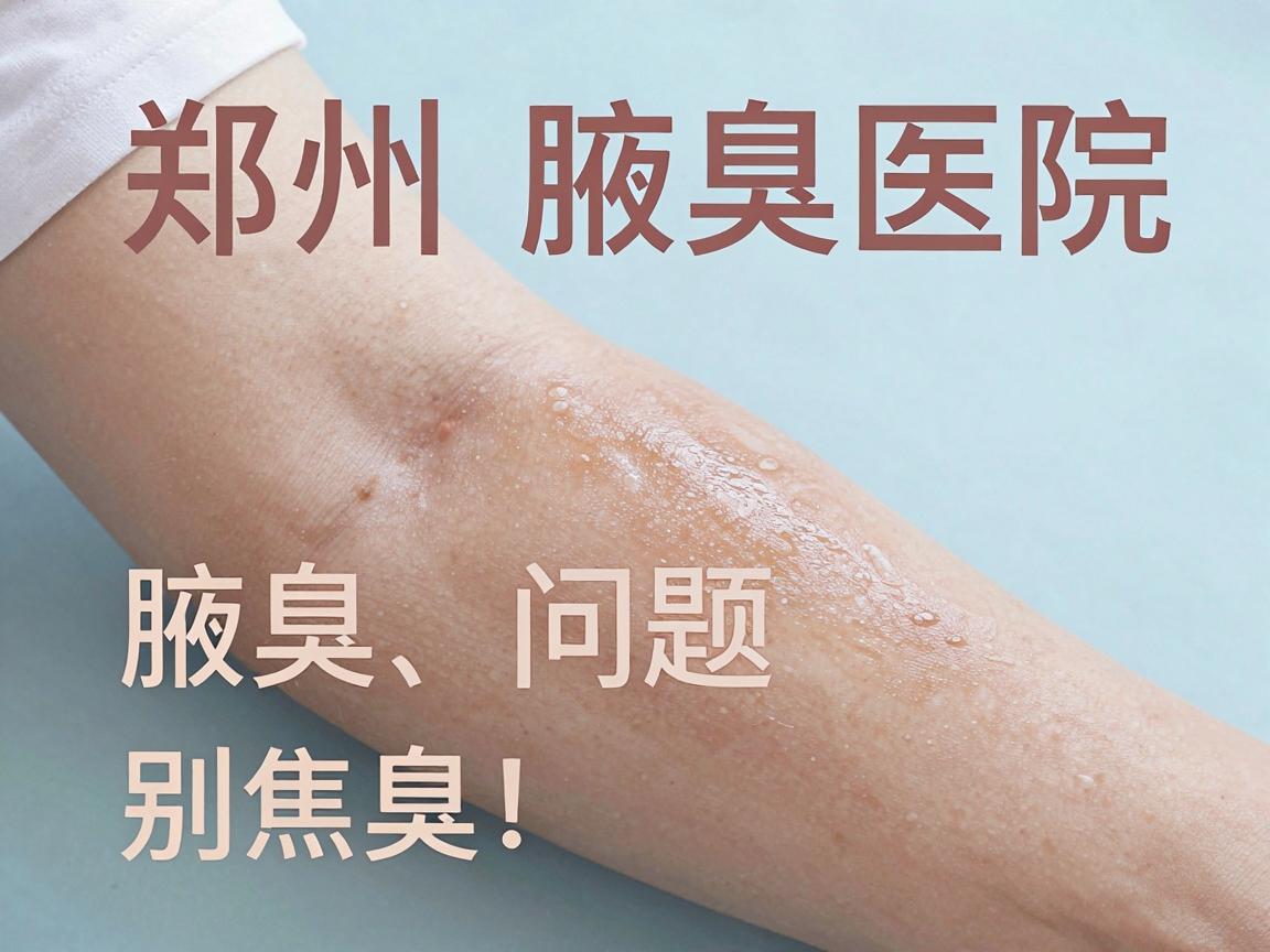 郑州腋臭医院，腋臭问题别焦虑，专业腋臭医院帮你告别尴尬