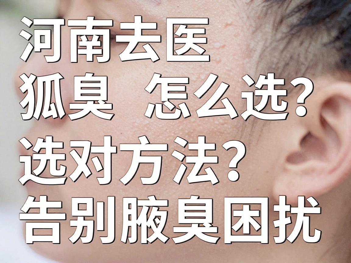 河南去狐臭医院怎么选?选对方法告别腋臭困扰,这份河南去狐臭医院指南别错过 河南去狐臭医院怎么选?选对方法告别腋臭困扰,这份河南去狐臭医院指南别错过