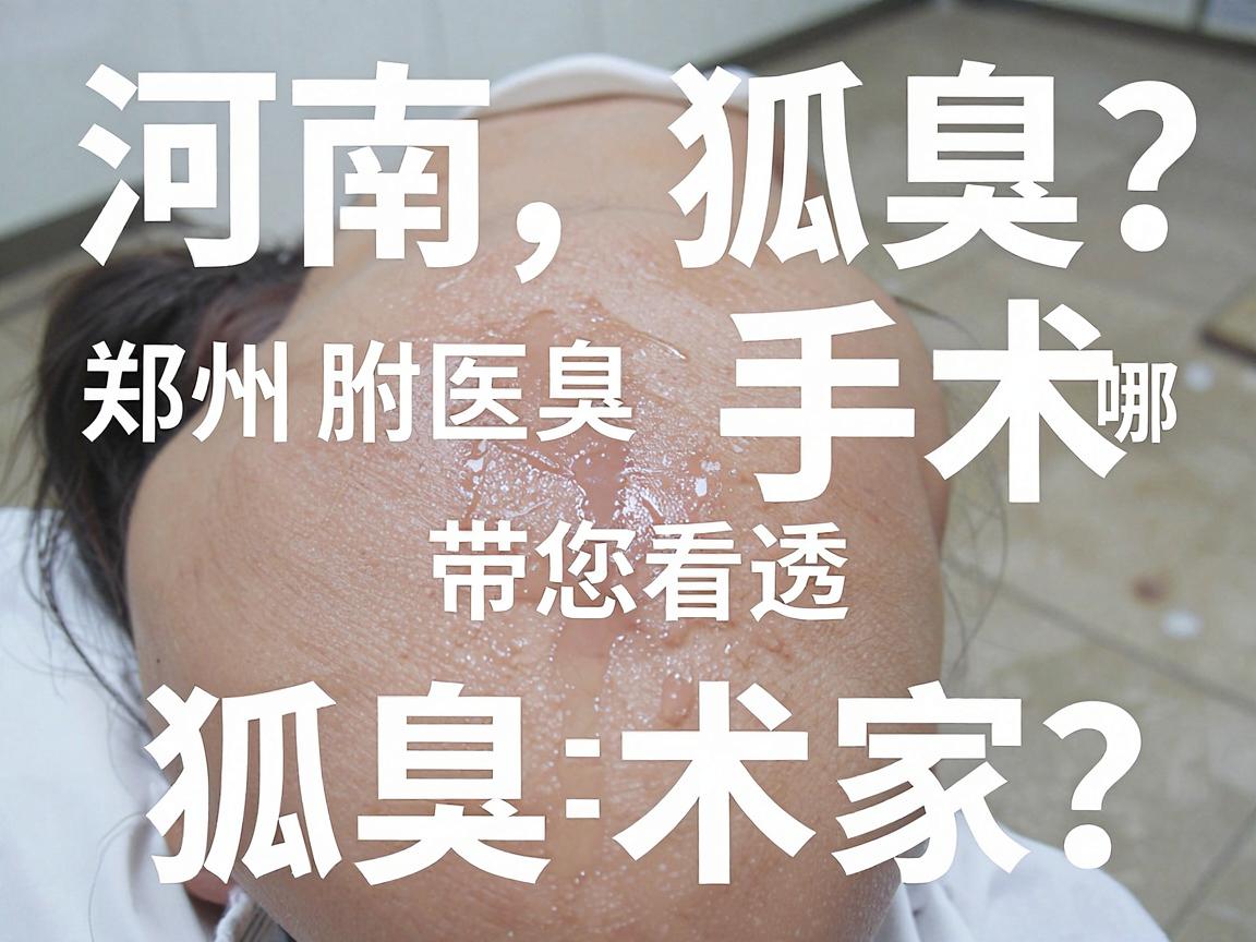 河南狐臭手术选哪家？郑州附医腋臭医院带您看透狐臭手术医院选择的关键