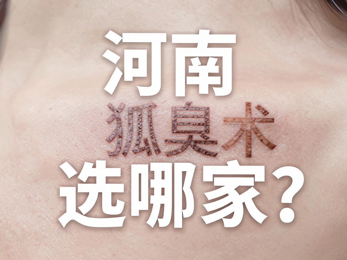 河南狐臭手术选哪家？郑州附医腋臭医院带您看透狐臭手术医院选择的关键