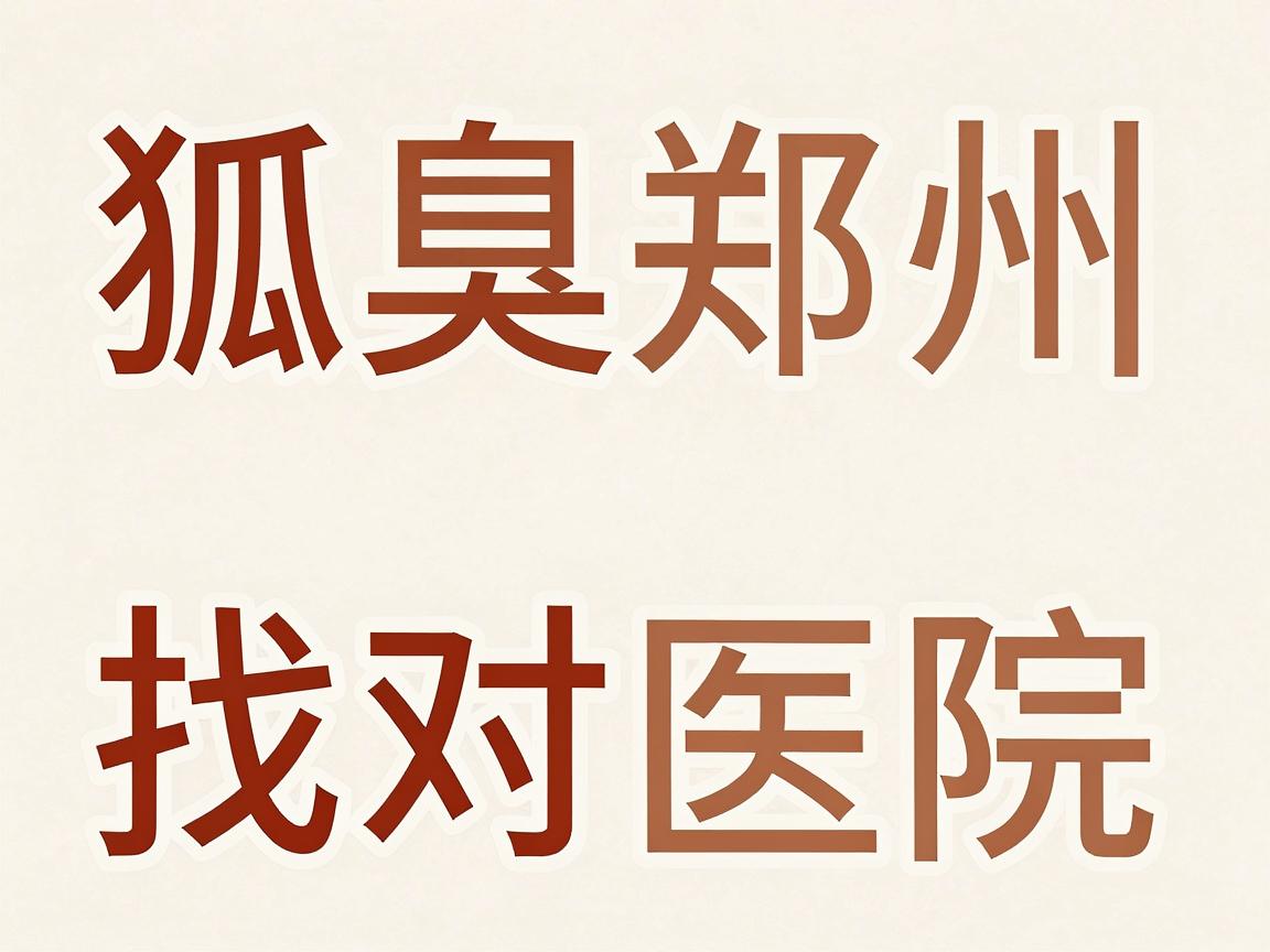 狐臭郑州找对医院，狐臭郑州这家医院靠谱吗？这些知识你必须知道