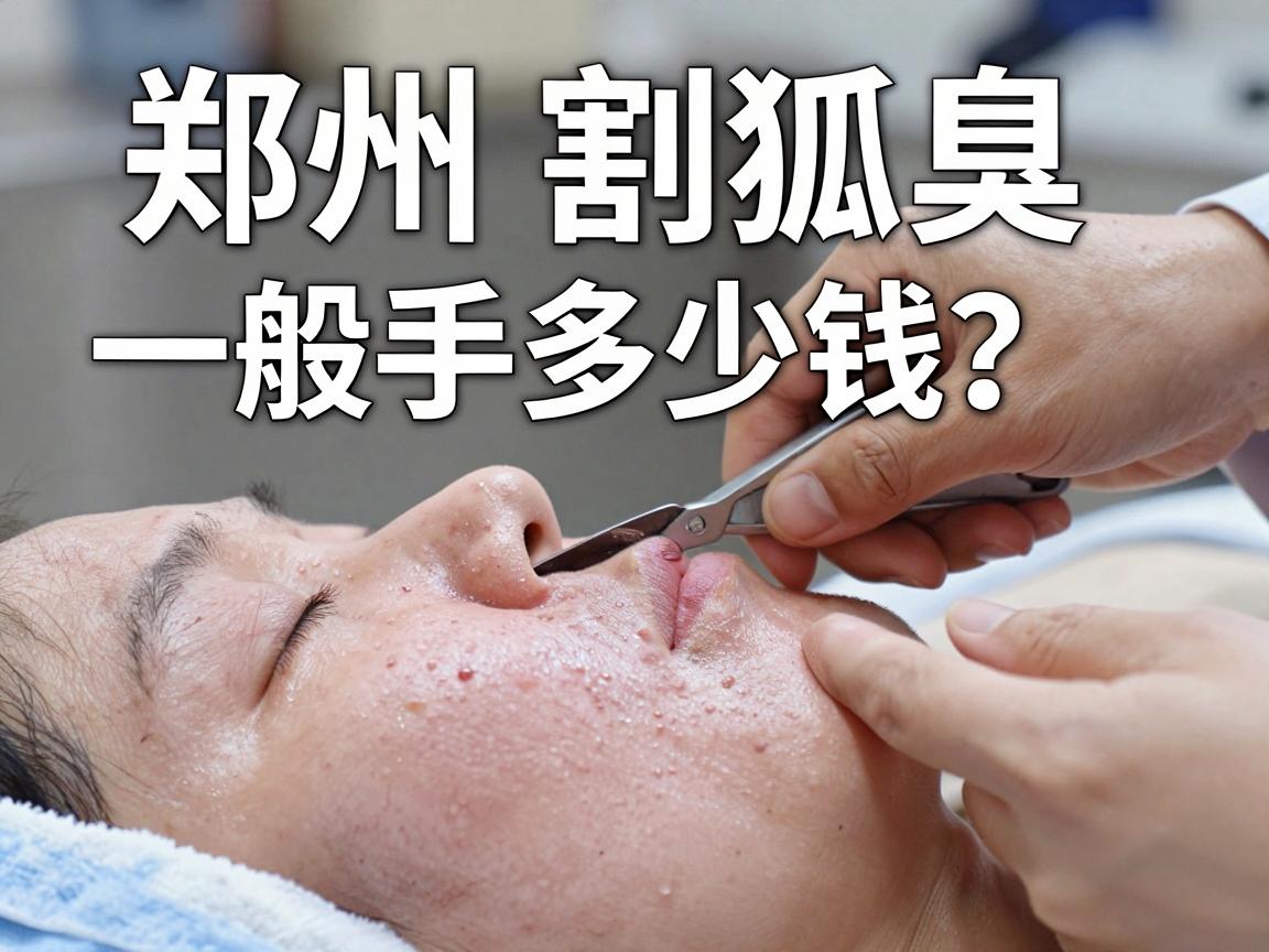 郑州割狐臭手术一般多少钱？一文说清费用与值不值的真相