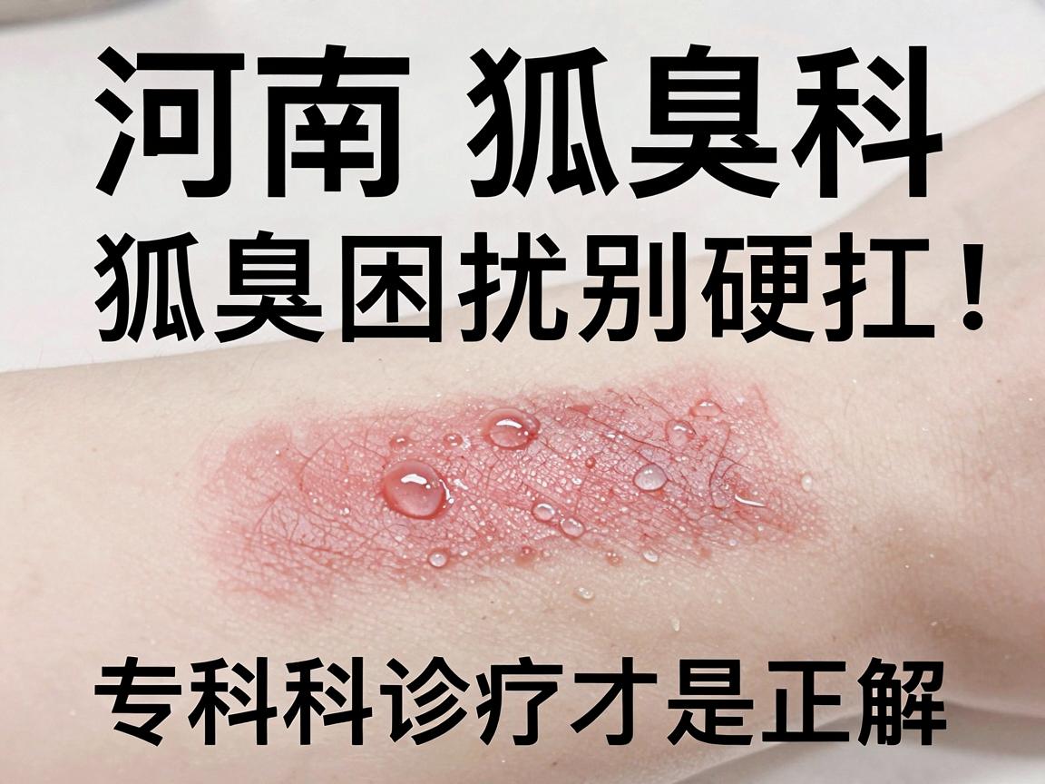 河南狐臭专科，狐臭困扰别硬扛，专科诊疗才是正解
