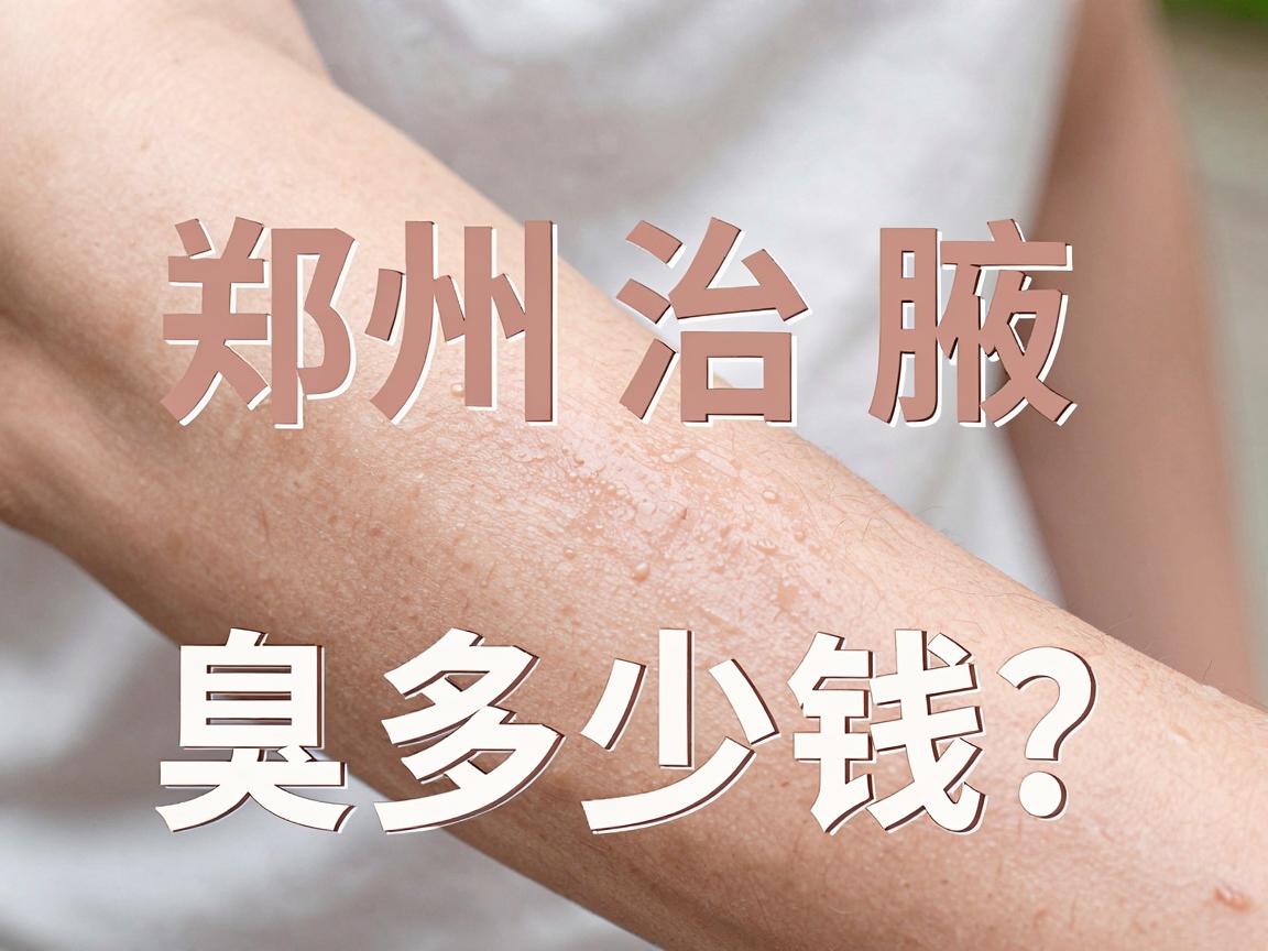 郑州治腋臭多少钱？一文讲透郑州治腋臭费用与真实细节