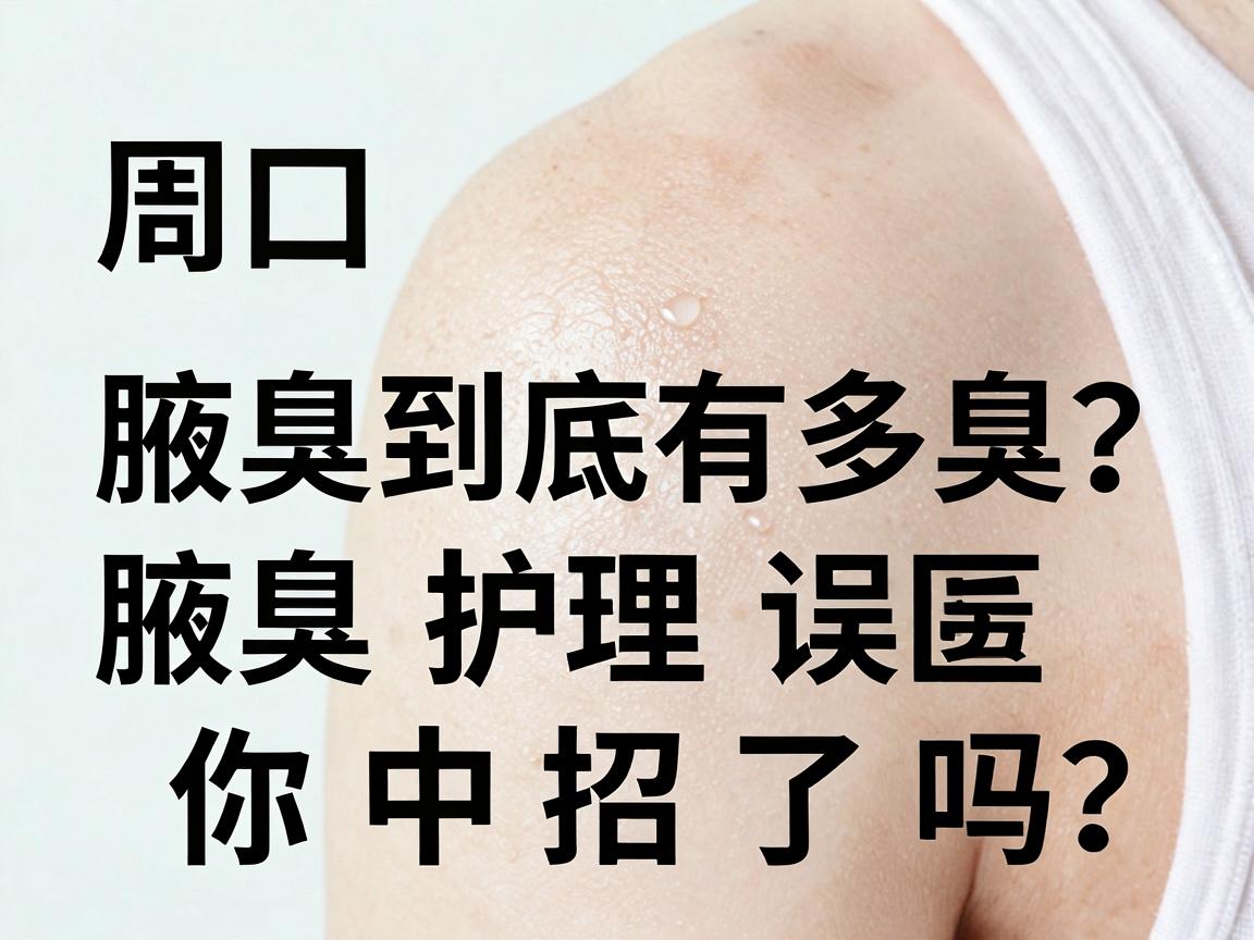 周口腋臭排名更新，腋臭到底有多臭？这些腋臭护理误区你中招了吗？
