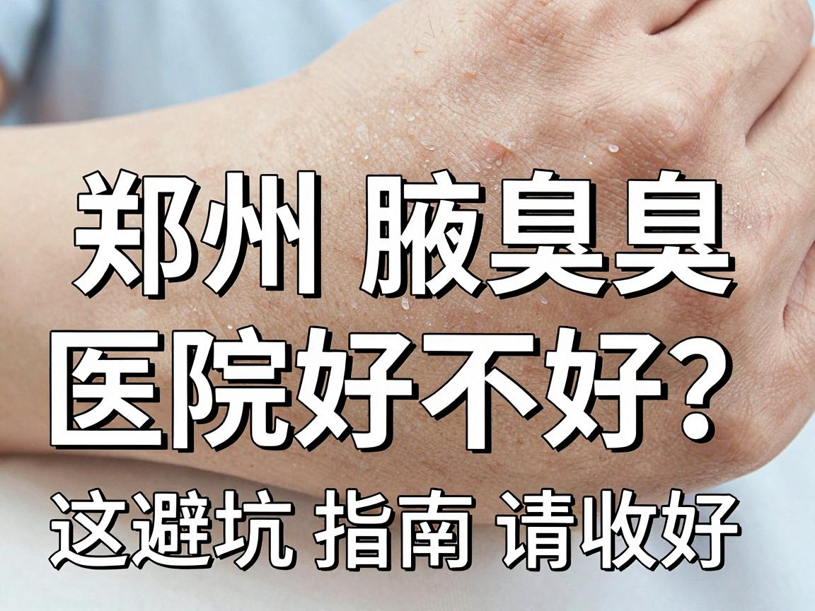 郑州腋臭医院怎么选？郑州腋臭医院好不好？这份避坑指南请收好