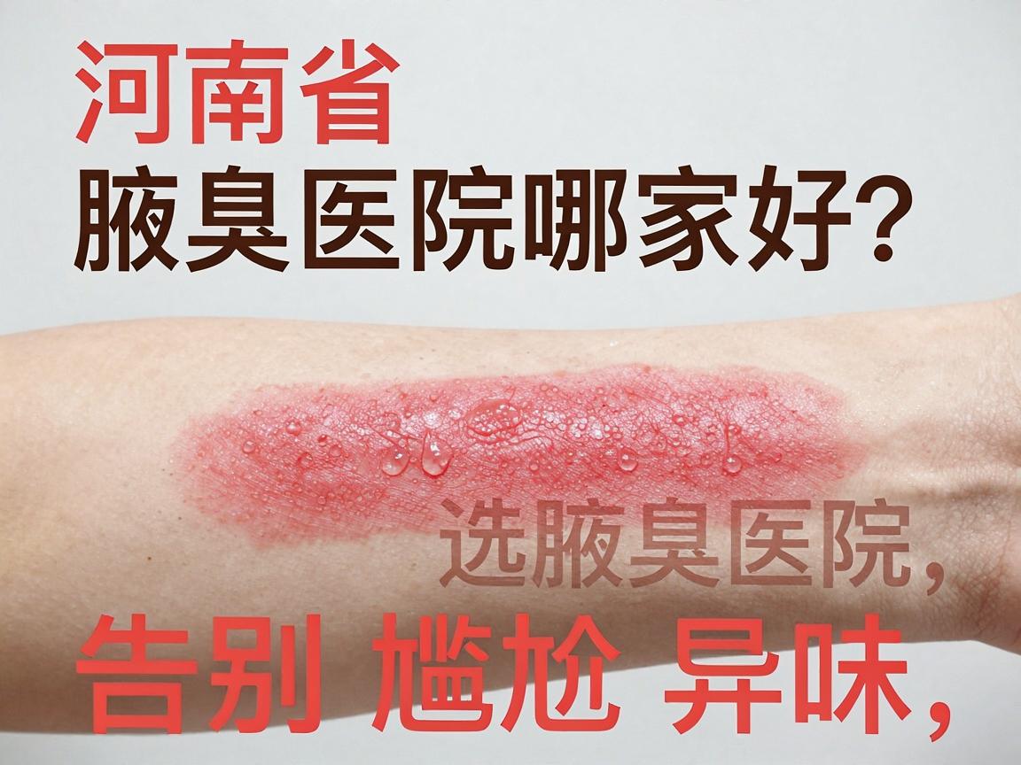 河南省腋臭医院哪家好？选对腋臭医院，告别尴尬异味