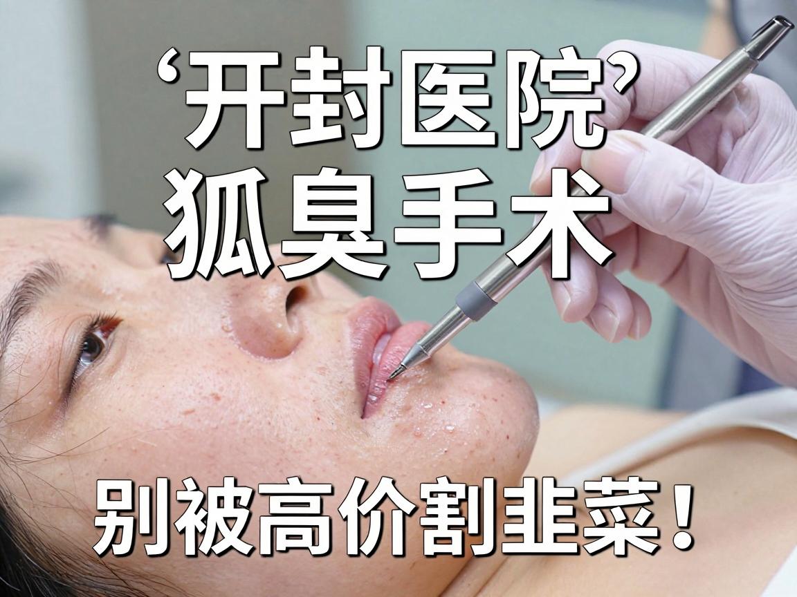 开封医院狐臭手术多少钱？狐臭手术费用详解，别被高价割韭菜！