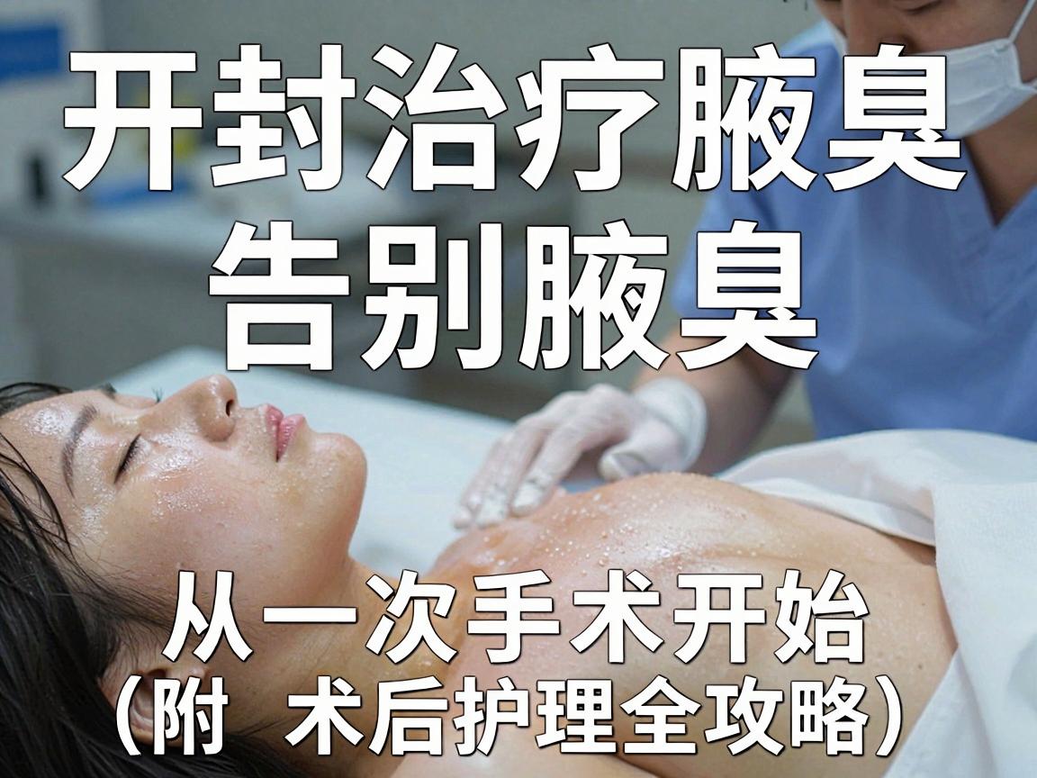 开封手术治疗腋臭，告别腋臭，从一次手术开始（附术后护理全攻略）