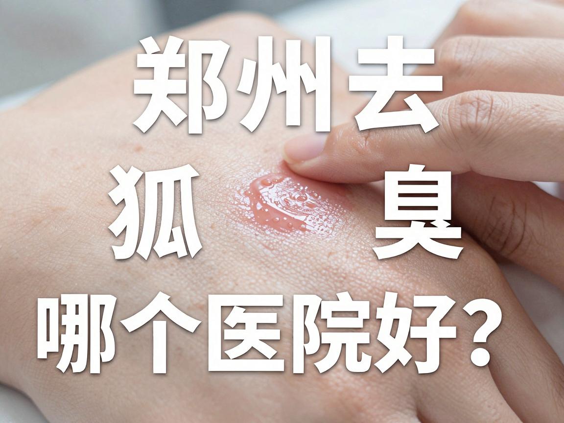 郑州去狐臭哪个医院好？扒一扒郑州去狐臭医院的硬核选择标准