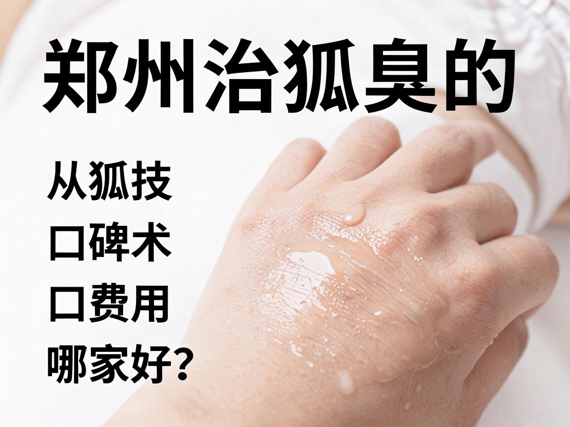 郑州治狐臭的医院哪家好？从技术、口碑、费用三方面帮你选对郑州治狐臭的医院