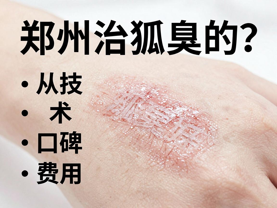 郑州治狐臭的医院哪家好？从技术、口碑、费用三方面帮你选对郑州治狐臭的医院