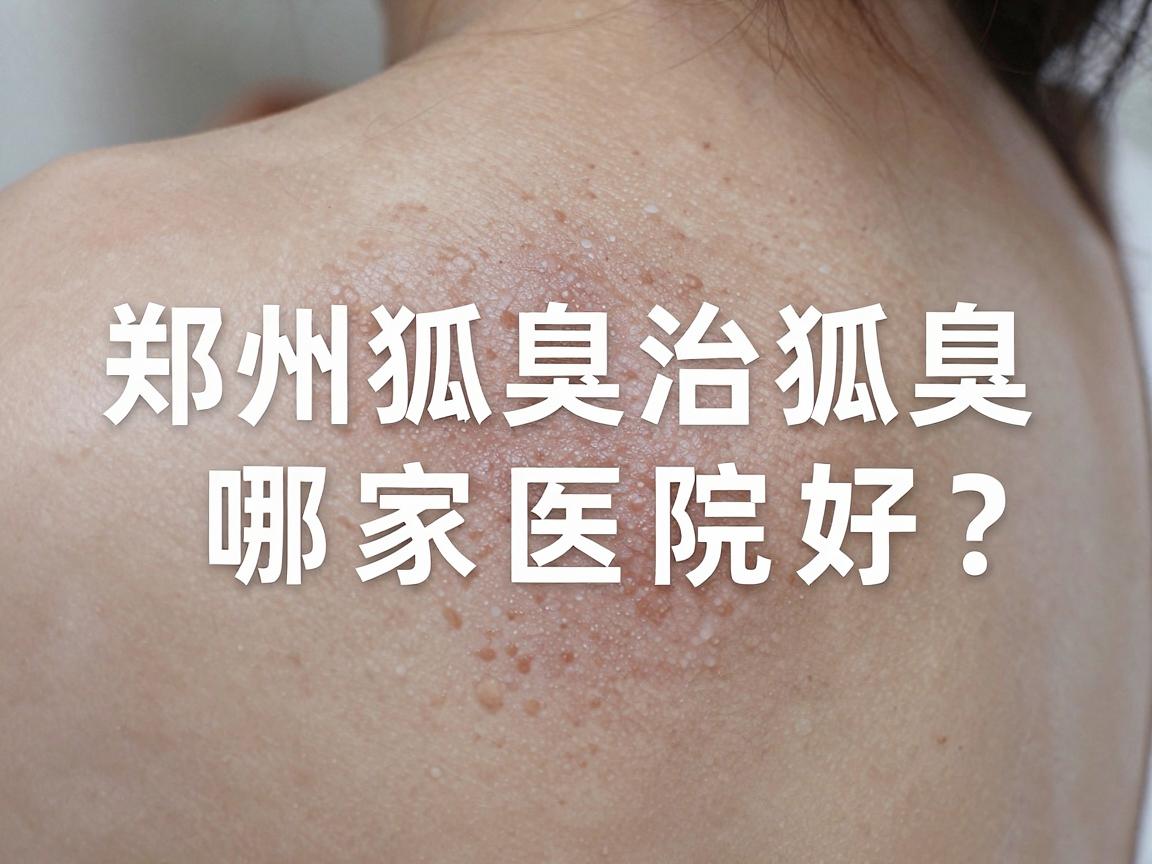 郑州治疗狐臭哪家医院好？专业解析郑州狐臭治疗医院的选择要点