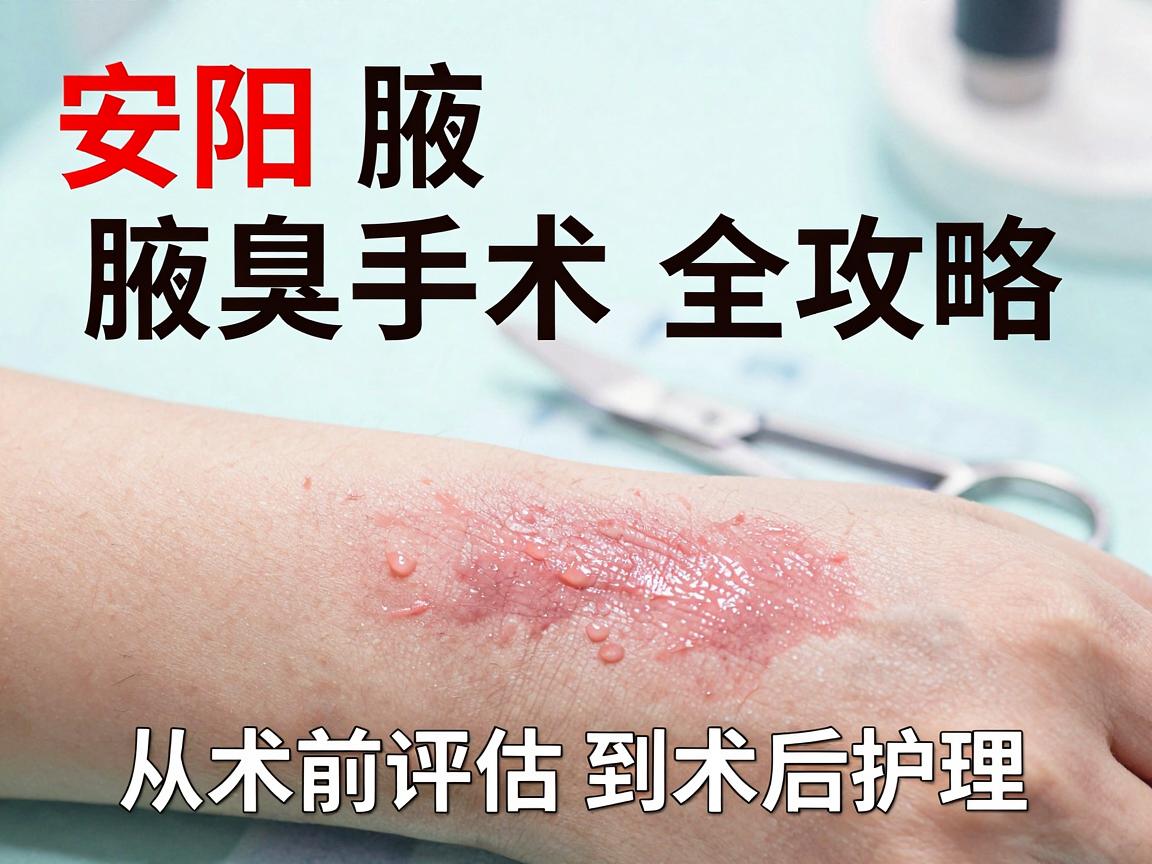 安阳腋臭手术全攻略，从术前评估到术后护理，安阳患者最关心的腋臭手术问题一次说清