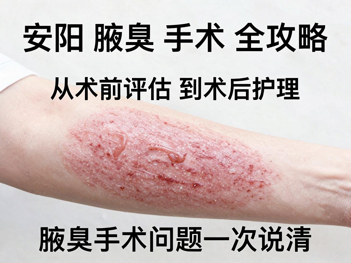 安阳腋臭手术全攻略，从术前评估到术后护理，安阳患者最关心的腋臭手术问题一次说清