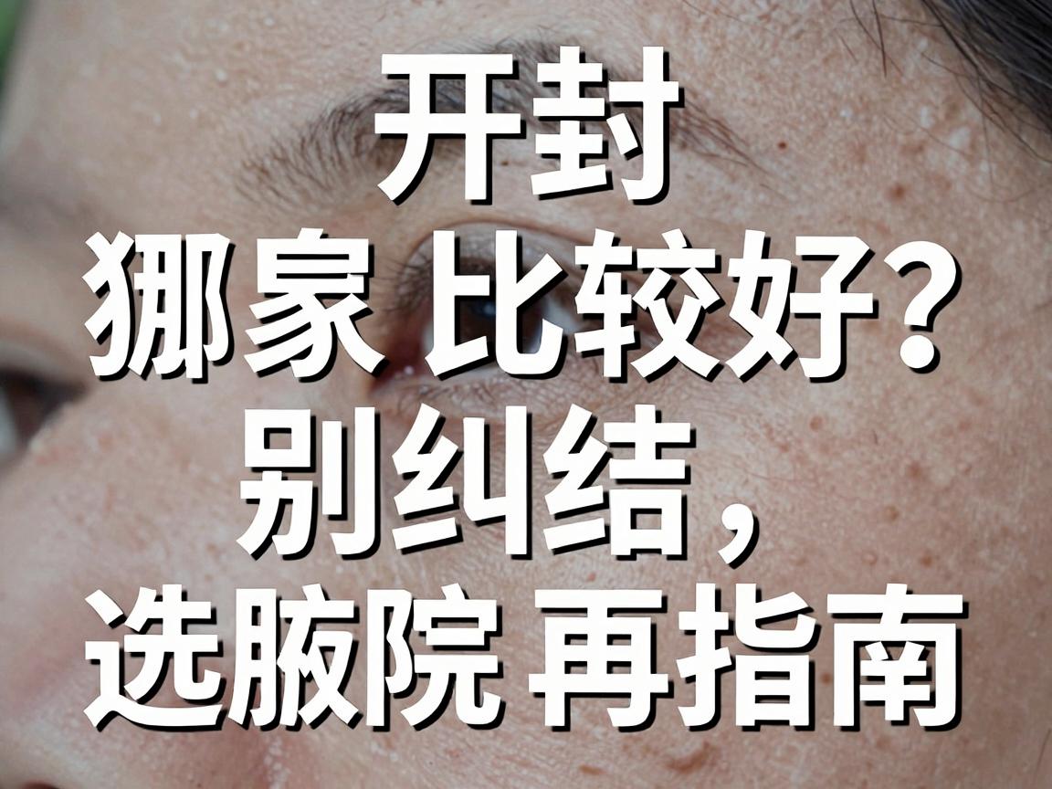 开封狐臭哪家比较好？别纠结，先看这份选院指南再决定