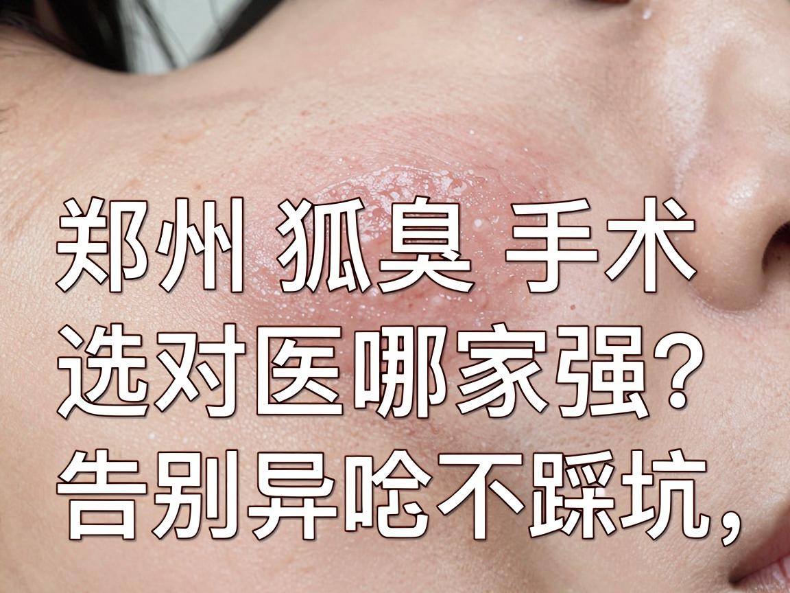郑州狐臭手术哪家强？郑州狐臭手术选对医院，告别异味不踩坑