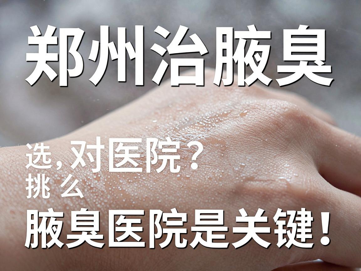 郑州治腋臭,选对医院是关键!腋臭医院怎么挑?这篇讲透 郑州治腋臭,选对医院是关键!腋臭医院怎么挑?这篇讲透
