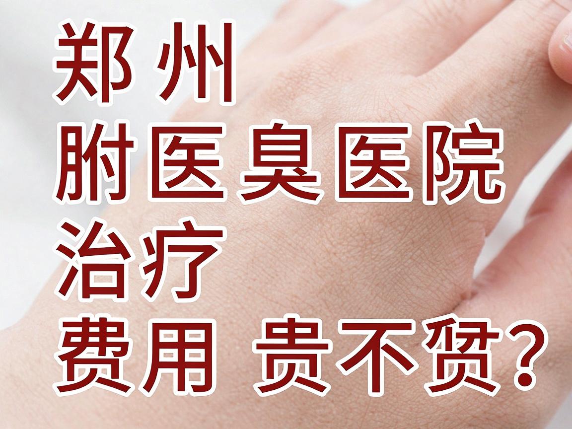 郑州附医腋臭医院治疗费用贵不贵？腋臭治疗价格明细与避坑指南