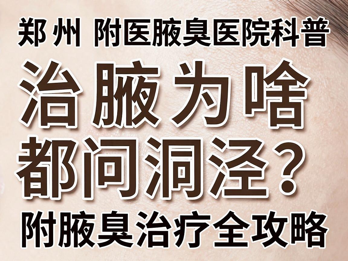 郑州附医腋臭医院科普,治腋臭为啥都问洞泾?看完这篇选医院不踩坑,附腋臭治疗全攻略 郑州附医腋臭医院科普,治腋臭为啥都问洞泾?看完这篇选医院不踩坑,附腋臭治疗全攻略