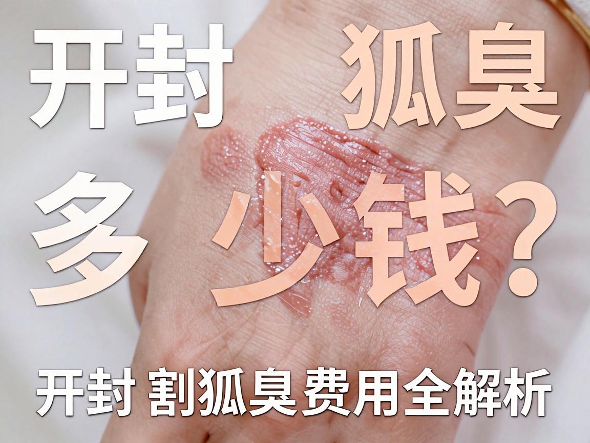 开封割狐臭多少钱？别让价格成为你治狐臭的拦路虎，开封割狐臭费用全解析
