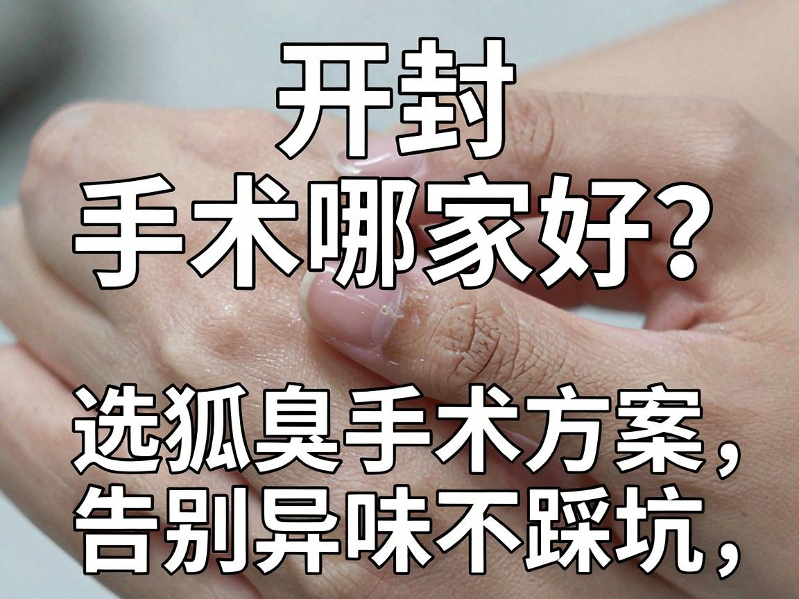 开封狐臭手术哪家好？选对狐臭手术方案，告别异味不踩坑