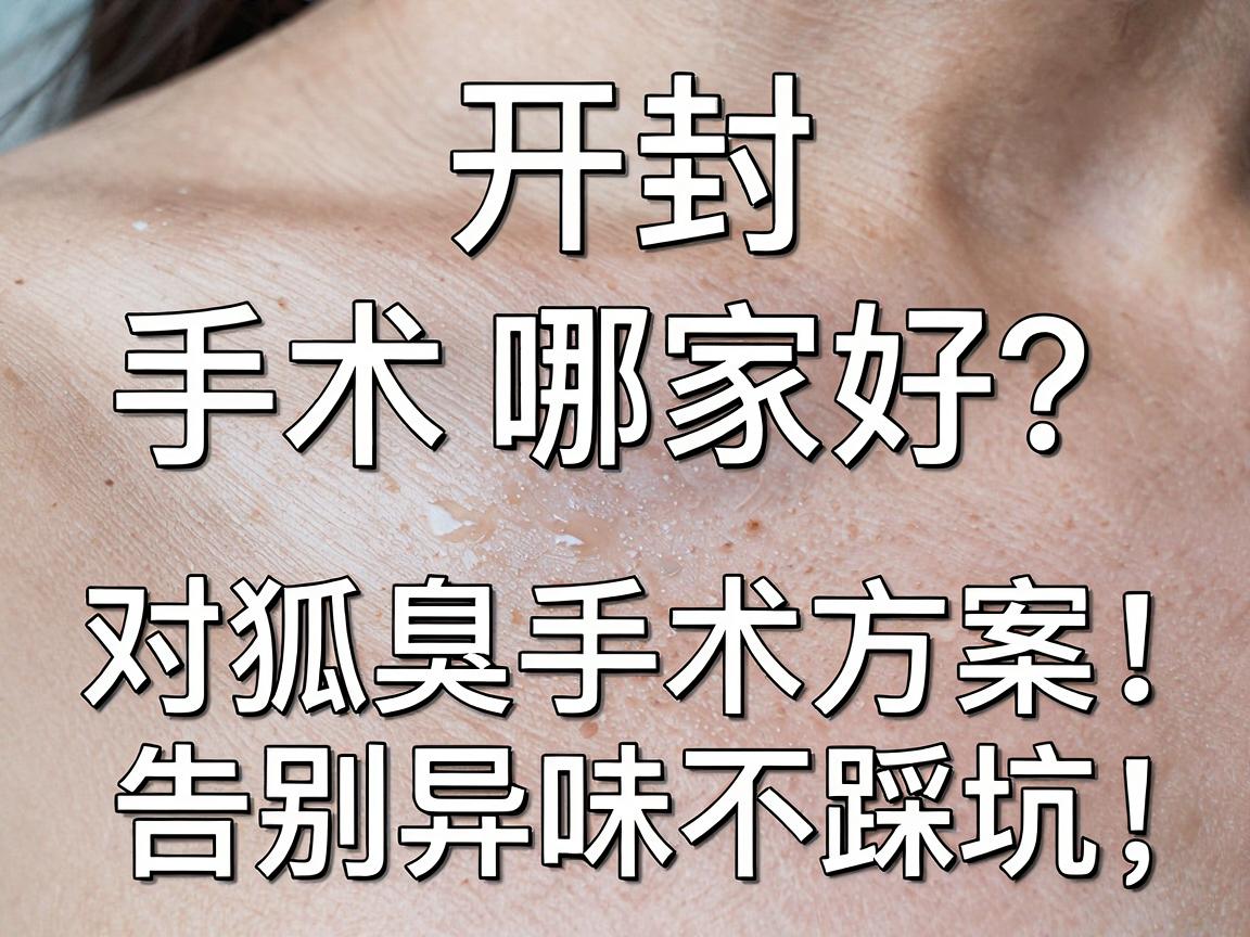 开封狐臭手术哪家好？选对狐臭手术方案，告别异味不踩坑